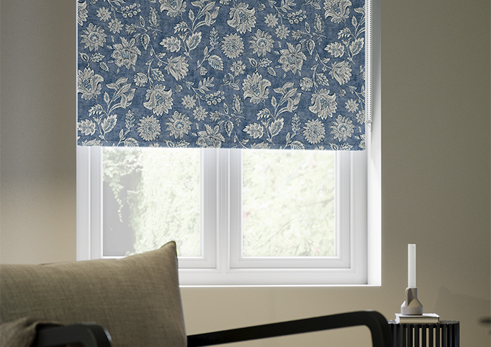 Library, Indian Blue - Roller Blind - Image 5